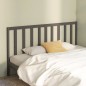 vidaXL Testiera per Letto Grigia 206x4x100cm in Legno Massello di Pino vidaXL Testiera per Letto Grigia 206x4x100cm in Legno Massello di Pino