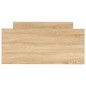 vidaXL Giroletto senza Materasso Rovere Sonoma 90x200 cm in Truciolato vidaXL Giroletto senza Materasso Rovere Sonoma 90x200 cm in Truciolato