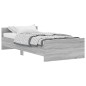 vidaXL Giroletto Grigio Sonoma 90x190 cm in Legno Multistrato vidaXL Giroletto Grigio Sonoma 90x190 cm in Legno Multistrato