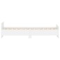 vidaXL Giroletto Bianco 90x200 cm in Legno Multistrato