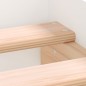 vidaXL Giroletto Bianco 90x200 cm in Legno Multistrato