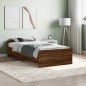 vidaXL Giroletto senza Materasso Rovere Marrone 90x200cm in Truciolato