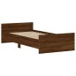 vidaXL Giroletto senza Materasso Rovere Marrone 90x200cm in Truciolato