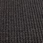 Tappeto in Sisal Naturale 80x300 cm Nero Tappeto in Sisal Naturale 80x300 cm Nero
