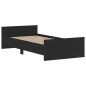 vidaXL Giroletto Nero 100x200 cm in Legno Multistrato vidaXL Giroletto Nero 100x200 cm in Legno Multistrato