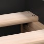vidaXL Giroletto Nero 100x200 cm in Legno Multistrato vidaXL Giroletto Nero 100x200 cm in Legno Multistrato