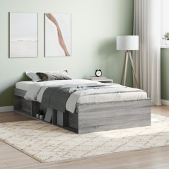 vidaXL Giroletto Grigio Sonoma 90x200 cm