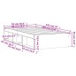 vidaXL Giroletto Grigio Cemento 90x190 cm