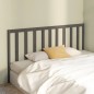 vidaXL Testiera per Letto Grigia 206x4x100cm in Legno Massello di Pino vidaXL Testiera per Letto Grigia 206x4x100cm in Legno Massello di Pino