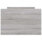 vidaXL Giroletto con Testiera e Pediera Grigio Sonoma 75x190 cm vidaXL Giroletto con Testiera e Pediera Grigio Sonoma 75x190 cm