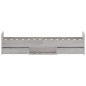 vidaXL Giroletto con Testiera e Pediera Grigio Sonoma 75x190 cm vidaXL Giroletto con Testiera e Pediera Grigio Sonoma 75x190 cm