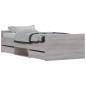 vidaXL Giroletto senza Materasso Rovere Sonoma 90x190 cm vidaXL Giroletto senza Materasso Rovere Sonoma 90x190 cm