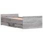 vidaXL Giroletto senza Materasso Rovere Sonoma 90x190 cm vidaXL Giroletto senza Materasso Rovere Sonoma 90x190 cm
