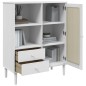 vidaXL Credenza SENJA Aspetto Rattan Bianco 90x40x112cm Massello Pino vidaXL Credenza SENJA Aspetto Rattan Bianco 90x40x112cm Massello Pino