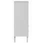 vidaXL Credenza SENJA Aspetto Rattan Bianco 90x40x112cm Massello Pino vidaXL Credenza SENJA Aspetto Rattan Bianco 90x40x112cm Massello Pino
