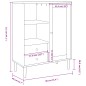 vidaXL Credenza SENJA Aspetto Rattan Bianco 90x40x112cm Massello Pino vidaXL Credenza SENJA Aspetto Rattan Bianco 90x40x112cm Massello Pino