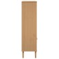 vidaXL Credenza SENJA Aspetto Rattan Marrone 90x35x130 cm Legno Pino vidaXL Credenza SENJA Aspetto Rattan Marrone 90x35x130 cm Legno Pino