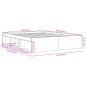 vidaXL Giroletto Grigio Cemento 160x200 cm vidaXL Giroletto Grigio Cemento 160x200 cm