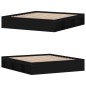 vidaXL Giroletto Nero 180x200 cm Super King vidaXL Giroletto Nero 180x200 cm Super King