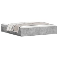 vidaXL Giroletto Grigio Cemento 180x200 cm Super King