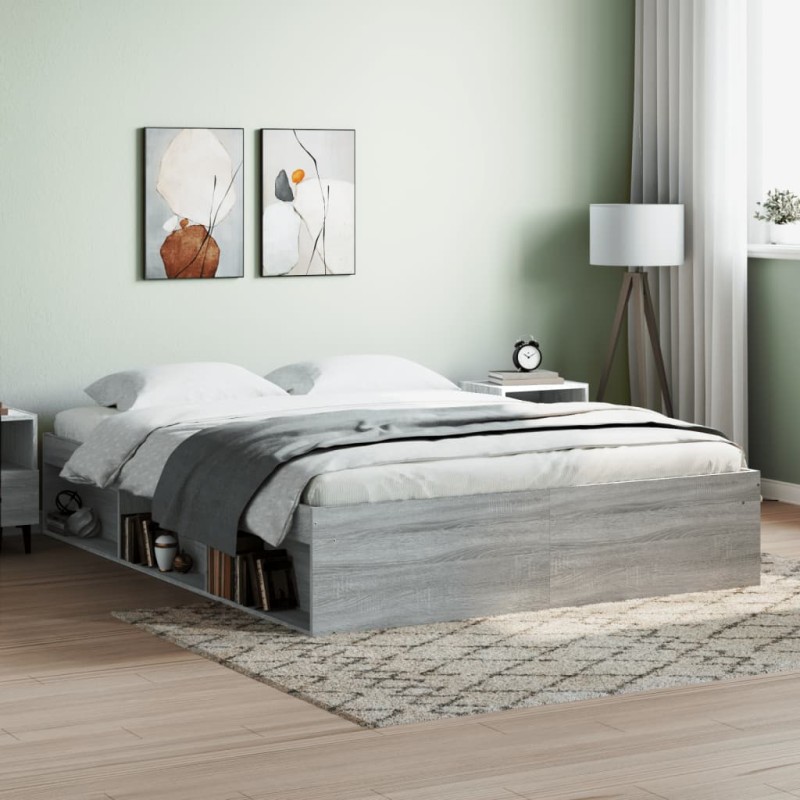 vidaXL Giroletto Grigio Sonoma 140x190 cm vidaXL Giroletto Grigio Sonoma 140x190 cm