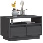 Mobile Porta TV Grigio 60x35x37 cm in Legno Massello di Pino Mobile Porta TV Grigio 60x35x37 cm in Legno Massello di Pino