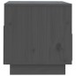 Mobile Porta TV Grigio 60x35x37 cm in Legno Massello di Pino Mobile Porta TV Grigio 60x35x37 cm in Legno Massello di Pino