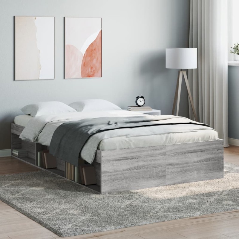 vidaXL Giroletto Grigio Sonoma 120x200 cm vidaXL Giroletto Grigio Sonoma 120x200 cm