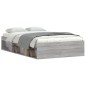 vidaXL Giroletto Grigio Sonoma 120x200 cm vidaXL Giroletto Grigio Sonoma 120x200 cm