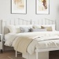 vidaXL Testiera in Metallo Bianco 160 cm vidaXL Testiera in Metallo Bianco 160 cm