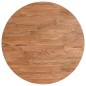 Piano Tavolo Rotondo Marrone Chiaro Ø40x1,5 cm Rovere Trattato Piano Tavolo Rotondo Marrone Chiaro Ø40x1,5 cm Rovere Trattato