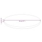 Piano Tavolo Rotondo Marrone Chiaro Ø40x1,5 cm Rovere Trattato Piano Tavolo Rotondo Marrone Chiaro Ø40x1,5 cm Rovere Trattato