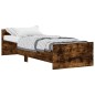 vidaXL Giroletto senza Materasso Rovere Fumo 75x190 cm in Truciolato vidaXL Giroletto senza Materasso Rovere Fumo 75x190 cm in Truciolato