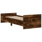 vidaXL Giroletto senza Materasso Rovere Fumo 75x190 cm in Truciolato vidaXL Giroletto senza Materasso Rovere Fumo 75x190 cm in Truciolato