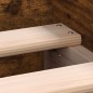 vidaXL Giroletto senza Materasso Rovere Fumo 75x190 cm in Truciolato vidaXL Giroletto senza Materasso Rovere Fumo 75x190 cm in Truciolato