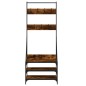 vidaXL Appendiabiti con Porta Scarpe Rovere Fumo 70x40x184 cm vidaXL Appendiabiti con Porta Scarpe Rovere Fumo 70x40x184 cm