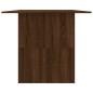 vidaXL Tavolo da Pranzo Rovere Marrone 180x90x76 cm Legno Multistrato vidaXL Tavolo da Pranzo Rovere Marrone 180x90x76 cm Legno Multistrato