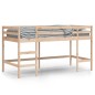 vidaXL Letto Soppalco con Scala Bambini 80x200cm Massello Pino vidaXL Letto Soppalco con Scala Bambini 80x200cm Massello Pino