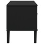 vidaXL Mobile TV SENJA Aspetto Rattan Nero 106x40x49 cm Massello Pino vidaXL Mobile TV SENJA Aspetto Rattan Nero 106x40x49 cm Massello Pino
