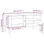 vidaXL Mobile TV SENJA Aspetto Rattan Marrone 106x40x49 Massello Pino vidaXL Mobile TV SENJA Aspetto Rattan Marrone 106x40x49 Massello Pino