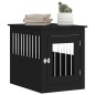 vidaXL Gabbia Cani da Arredamento Nera 55x75x65cm Legno Multistrato vidaXL Gabbia Cani da Arredamento Nera 55x75x65cm Legno Multistrato