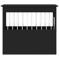 vidaXL Gabbia Cani da Arredamento Nera 55x75x65cm Legno Multistrato vidaXL Gabbia Cani da Arredamento Nera 55x75x65cm Legno Multistrato