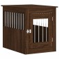 vidaXL Gabbia Cani Arredamento Rovere Marrone 55x75x65cm Multistrato