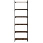 vidaXL Libreria a 6 Ripiani Rovere Fumo 60x30x188 cm Legno Multistrato vidaXL Libreria a 6 Ripiani Rovere Fumo 60x30x188 cm Legno Multistrato