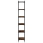 vidaXL Libreria a 6 Ripiani Rovere Fumo 60x30x188 cm Legno Multistrato vidaXL Libreria a 6 Ripiani Rovere Fumo 60x30x188 cm Legno Multistrato