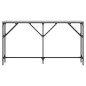 vidaXL Tavolo Consolle Grigio Sonoma 140x23x75 cm in Legno Multistrato vidaXL Tavolo Consolle Grigio Sonoma 140x23x75 cm in Legno Multistrato