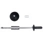 vidaXL Martello Scorrevole con Ventosa 59 cm in Acciaio al Carbonio vidaXL Martello Scorrevole con Ventosa 59 cm in Acciaio al Carbonio