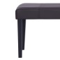 vidaXL Panca 106 cm Marrone in Similpelle