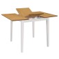 vidaXL Set per Sala da Pranzo 5 pz in MDF Bianco vidaXL Set per Sala da Pranzo 5 pz in MDF Bianco