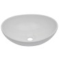vidaXL Set Mobili da Bagno 2 pz Ceramica Bianco vidaXL Set Mobili da Bagno 2 pz Ceramica Bianco